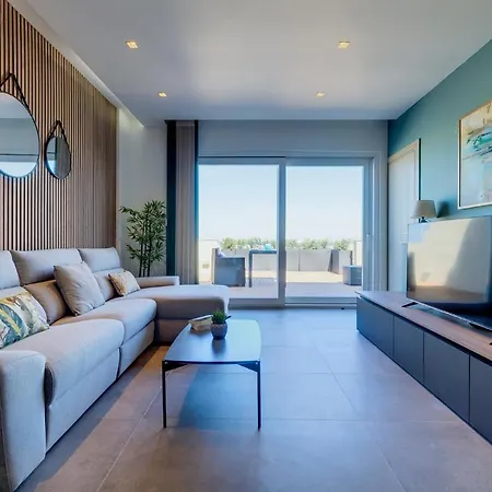 Ferienwohnung Luxury Penthouse With Terrace And Views San Ġiljan Exterior foto