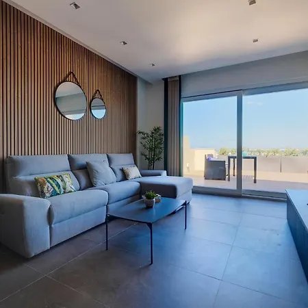 Ferienwohnung Luxury Penthouse With Terrace And Views San Ġiljan Exterior foto