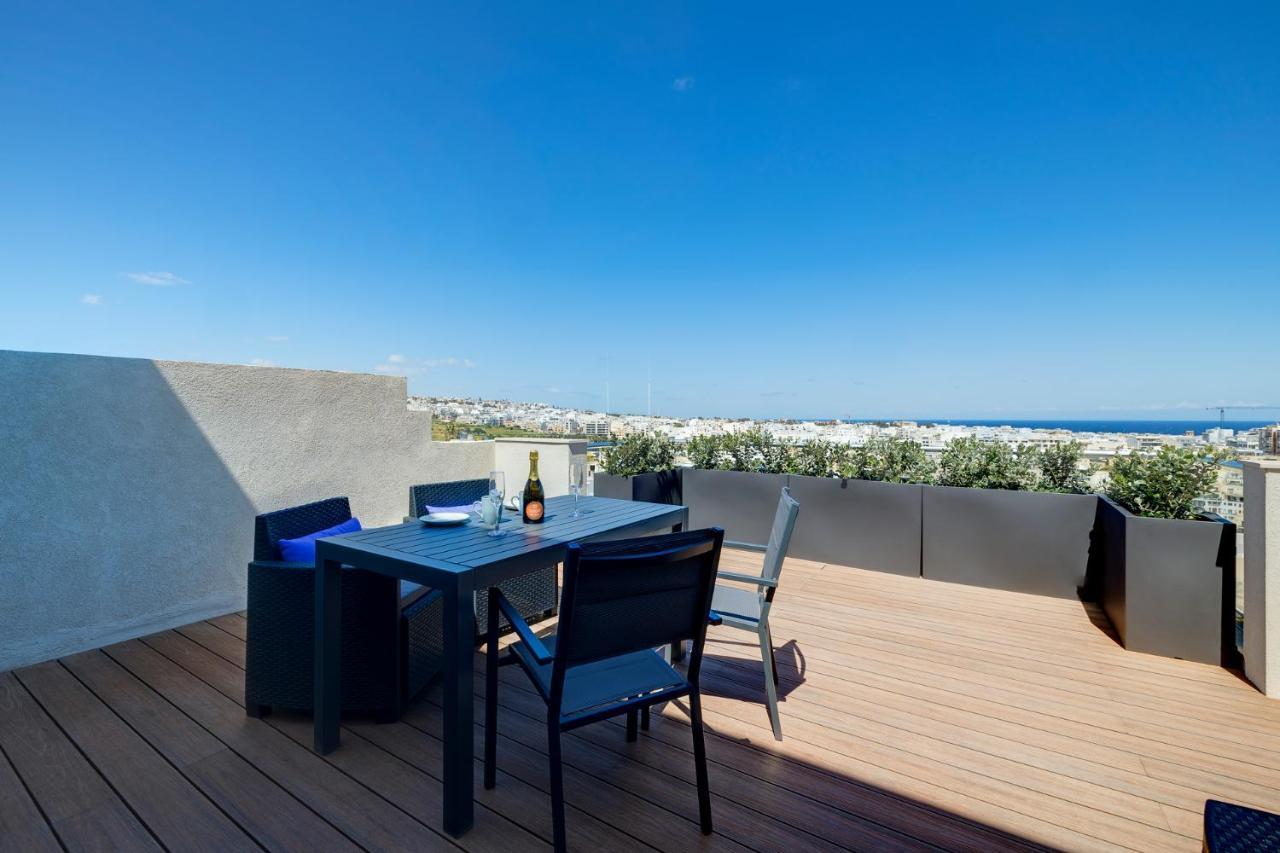 Luxury Penthouse With Terrace And Views * San Ġiljan